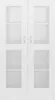 vidaXL Vitrinenschrank Hochglanz-Weiß 82,5x30,5x150 cm Produktbild-Vorschau 5