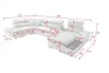 Wohnlandschaft in U-Form PERS V Ecksofa Eckcouch mit Produktbild-Vorschau 6