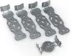 Metall Multimediaverteiler Unterputz mit Metalltüren Weiß Produktbild-Vorschau 8