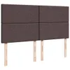 Boxspringbett mit Matratze Dunkelbraun 180x200 cm Stoff Produktbild-Vorschau 7