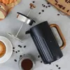 Edelstahl French Press mit Holzgriff – 1L Kaffeedrücker mit Produktbild-Vorschau 6