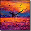 Coloray Uhr auf Leinwand 30x30 cm Wand Uhr Dekoration Produktbild-Vorschau 1