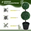 Outsunny künstliche Pflanzen 2er Set groß 67 cm Produktbild-Vorschau 6
