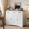 BEALIFE dressoir met 3 deuren, 110x40x80 cm | Met lades, Productafbeelding-voorbeeld 9