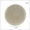 OTIX Frühstückstellerset 6 Personen Dessertteller 21cm Weiß Produktbild-Vorschau 4