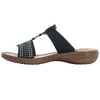 Rieker Damen Pantolette blau, Damen:40 EU Produktbild-Vorschau 9
