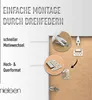 nielsen Aluminium Bilderrahmen C2, 40x40 cm, Struktur Gold Produktbild-Vorschau 5