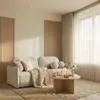 DEKORI Skandinavisches Sofa MALVA – 3-Sitzer Stoffsofa mit Produktbild-Vorschau 2