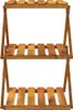 vidaXL Składana półka 3 półki brązowa 43x31x63 cm lite Podgląd zdjęcia produktu 4