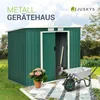 Juskys Metall Gerätehaus M mit Pultdach, Schiebetür & Produktbild-Vorschau 2