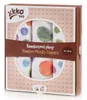 xkko Bamboo-Mullwindel Digitaldruck 70x70 3er-Set Produktbild-Vorschau 2