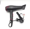A black Rowenta hair dryer with red accents is displayed against a white background. Anteprima dell’immagine prodotto