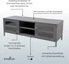 Metall Sideboard TV Regal Lowboard Fernsehtisch Manchester Produktbild-Vorschau 4