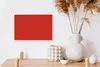MuchoWow® - Leinwandbilder - Rot - Farbe - Einfarbig, Produktbild-Vorschau 3