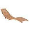 A wooden chaise lounge on a white background. Produktbild-Vorschau