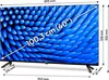 A diagram showing the dimensions of a television. Produktbild-Vorschau