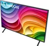 A television set with a colorful abstract image displayed on its screen, placed on its stand. Náhled obrázku produktu