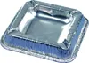 Papstar 14580, Štvorec, Strieborná, Hliník, 125 mm, 125 mm, Náhľad obrázku produktu 6