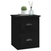 Wand-Nachttisch Schwarz 41,5x36x53 cm Produktbild-Vorschau 4