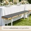 2er Set Bierbankauflage Filz 180x28cm - 1cm Sitzkissen Produktbild-Vorschau 7