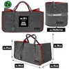 set di 2 sacchi in feltro fino a 25 kg - 50x25x25 shopper Anteprima dell’immagine prodotto 5