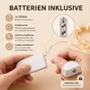 10er Set LED Drahtlichterkette Warmweiß – 20 LEDs Batterie Produktbild-Vorschau 4