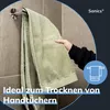 Sanics Handtuchhalter Silber Inklusive Montageset 40 CM - Produktbild-Vorschau 6