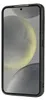 A side view of a black smartphone case on a light gray background. Produktbild-Vorschau