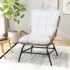Sedia da giardino COSTWAY in polyrattan resistente alle Anteprima dell’immagine prodotto 2