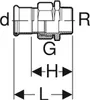 Geberit 65534, Schlauchanschluss, Kupfer Produktbild-Vorschau 3