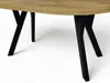 Čtvercový stůl černý CRAFT 90x90 skládací na 190 Náhled obrázku produktu 5