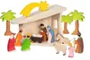 Estable, pesebre, montado, sin decoración Vista previa de la imagen del producto 2