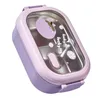 Bento-Lunchbox, tragbar, sicher, auslaufsicher, unterteilt, Produktbild-Vorschau 4