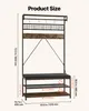 VEVOR Portemanteau d'entrée 1015 x 400 x 1830 mm, Voir les images du produit 5