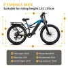 26 Zoll Fatbike PE86 vollgefedertes E-Bike, Shimano 7-Gang, Produktbild-Vorschau 5