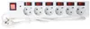 Goobay 6-Way Surge-Protected Power Strip with Switch, 1.5 m Anteprima dell’immagine prodotto 8