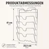 Topfdeckelhalter 5-stufig, Deckelhalter ohne Bohren, Metall Produktbild-Vorschau 7