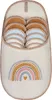 ONVAYA® ABS Gästepantoffel | Regenbogen mit Herz | 6er Set Produktbild-Vorschau 1