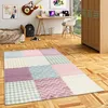 Kinder Teppich Maui Kids Pastel Bunt Karo Sterne, Produktbild-Vorschau 1