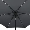 KINGSLEEVE® Sonnenschirm Balkon 300cm LED Beleuchtung UV Produktbild-Vorschau 9