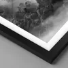 Gerahmtes Poster - Schwarzer Rahmen - Schwarzweiß Bäume Produktbild-Vorschau 2