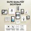 Bilderrahmen, 11er Set Schwarz-Weiß-Posterrahmen, Produktbild-Vorschau 6