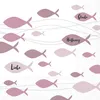 20 Servietten Communion Fishes bordeaux - Fische mit Liebe, Produktbild-Vorschau 3