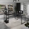 MARK ADLER Leader 5.9 Schwarz | Eckschreibtisch mit Regalen Produktbild-Vorschau 18
