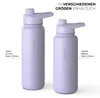 Trinkflasche Edelstahl 1L Thermoflasche Sport Gym Flasche Produktbild-Vorschau 4