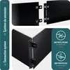 VOUNOT® 10er Set verzinkt Metall Rasenkante Beeteinfassung Produktbild-Vorschau 4