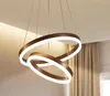 Coffee Ring 60 Double - żyrandol LED pierścienie 60 i 40cm Podgląd zdjęcia produktu 2