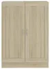 vidaXL Bücherschrank Sonoma-Eiche 82,5x30,5x115 cm Produktbild-Vorschau 5