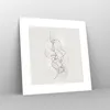 Poster - Poster ohne Rahmen - Einzeilig Mann Frau - 30x30 Produktbild-Vorschau 7