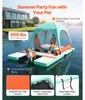 SucceBuy Pontile galleggiante gonfiabile 3,05 x 1,83 m, Anteprima dell’immagine prodotto 2